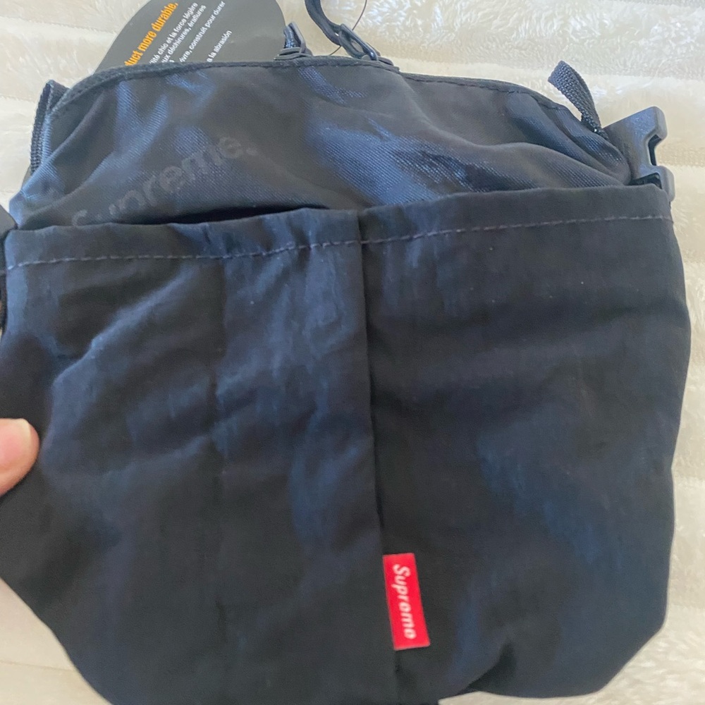 Supreme black neck pouch